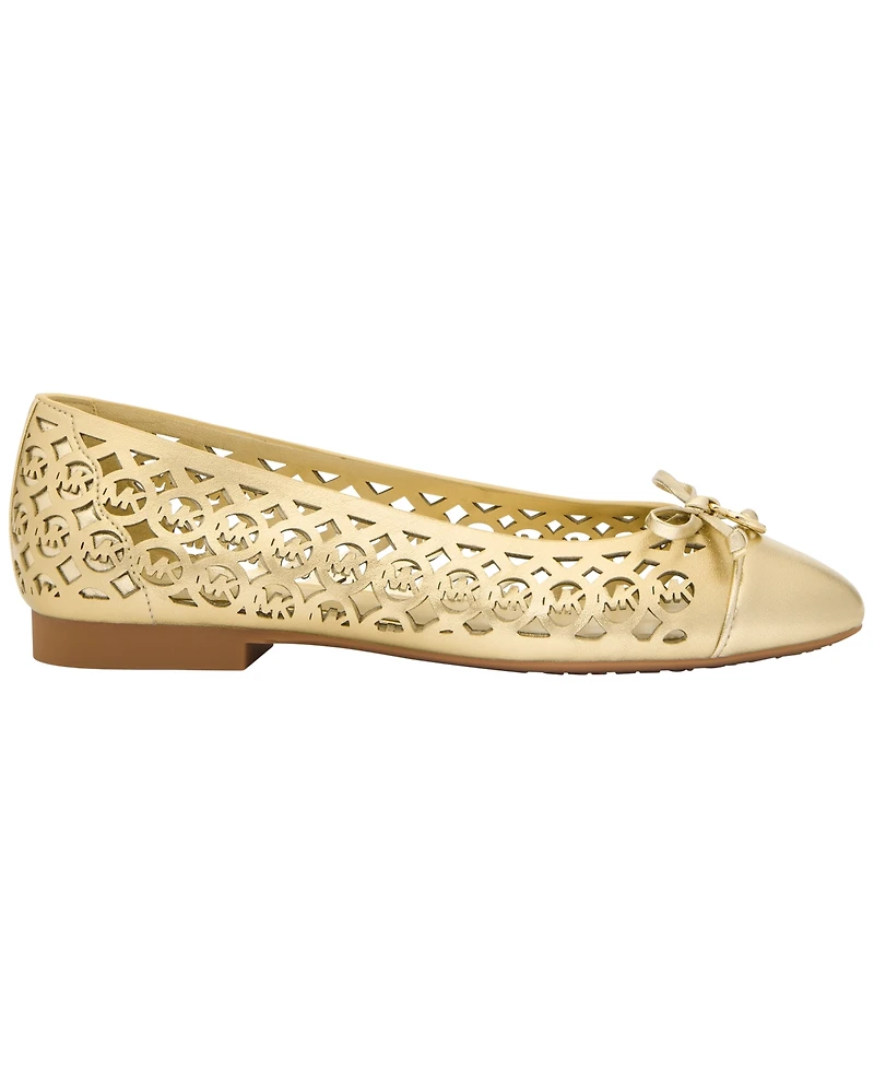 Michael Kors Women's Almond Toe Piper Flex Ballet Flats