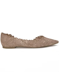 I.n.c. International Concepts Women's Embroidered Pointed-Toe Flats, Macy's Exclusive