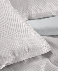Hotel Collection Labyrinth Solid 3-Pc. Duvet Cover Set, Full/Queen, Macy's Exclusive