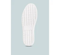 London Rag Claude Faux Leather Back Panel Detail Sneakers