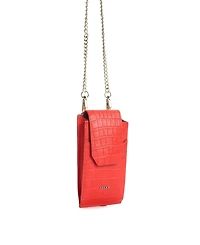 Velez Men's Embossed Leather Phone Holder