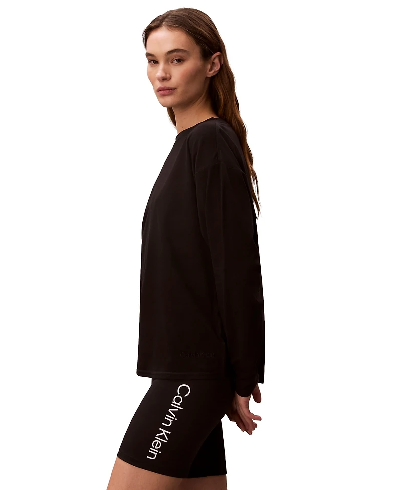 Calvin Klein Performance Women's Classic-Fit Long-Sleeve T-Shirt