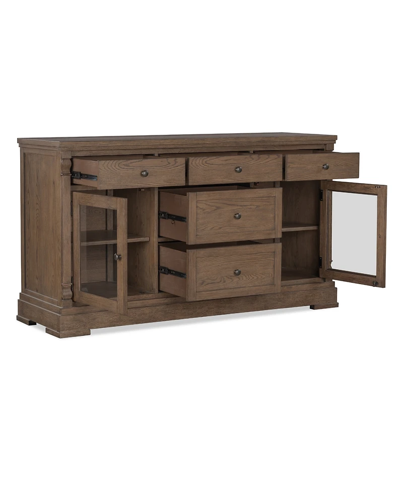 Furniture Alverton 64" Wood 7-Drawer Server