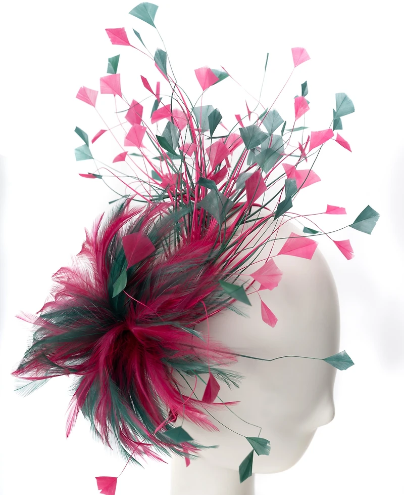 August Hats Multi-Feather Fascinator Hat