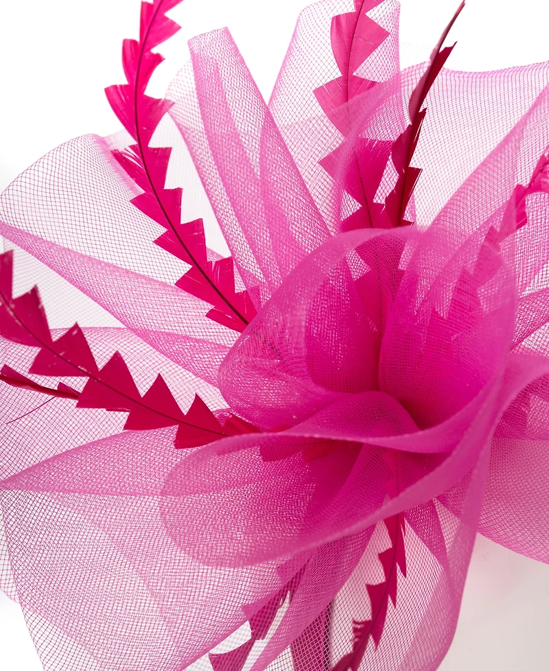 August Hats Crinoline and Feather Fascinator Hat