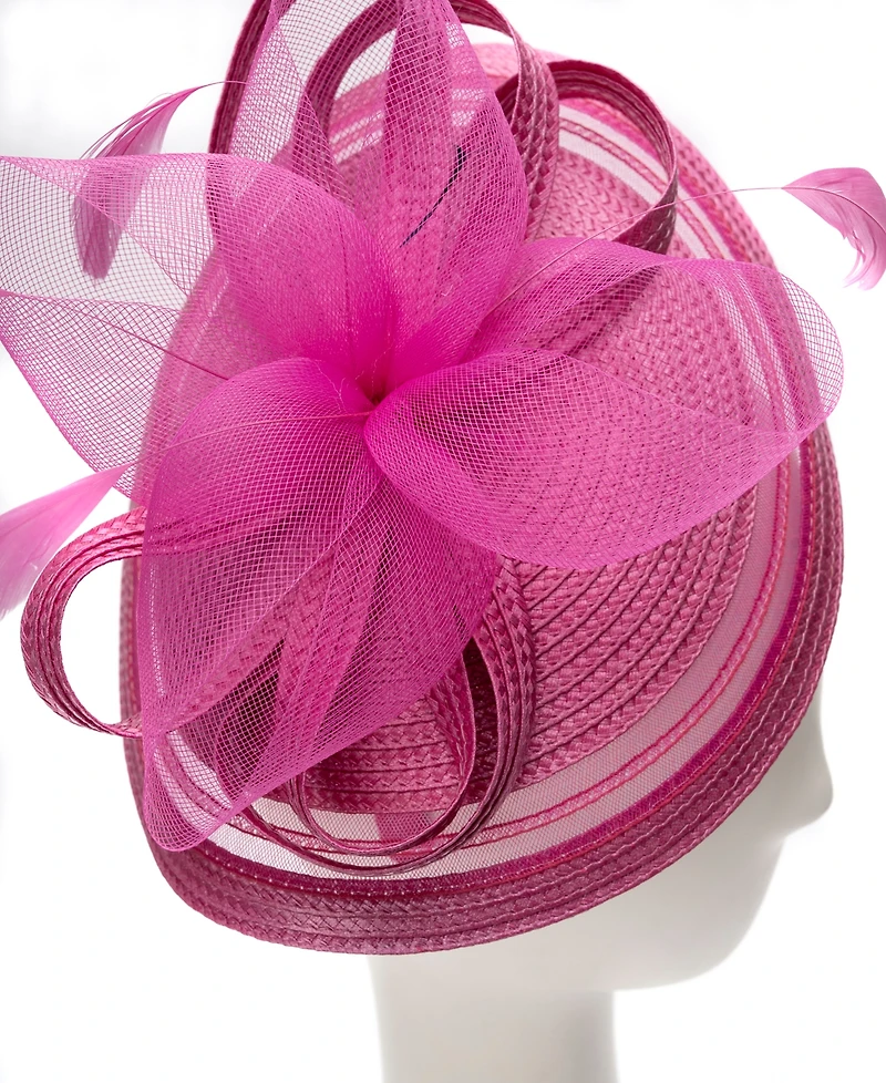 August Hats Sheer Edge Net Fascinator Hat