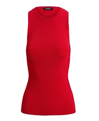 Lauren Ralph Petite Shilcant Rib-Knit Sleeveless Sweater