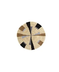 Wickervillage Wicker Village Sabai Grass Wall Basket Decor Boho Hanging Wall Art Neutral