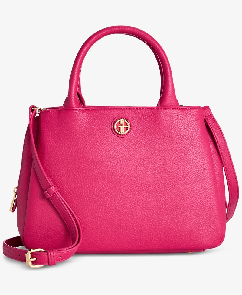 Giani Bernini Pebble Small Satchel Bag, Exclusively at Macy's