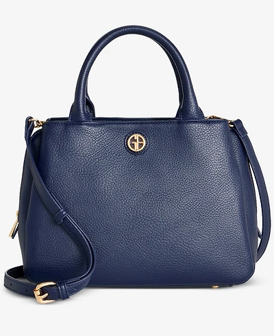 Giani Bernini Pebble Small Satchel Bag, Exclusively at Macy's