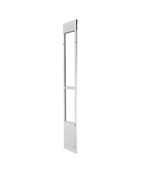 Cozito Sliding Glass Door Pet Door Insert, Adjustable Height 91–96", Locking Frame, 10.25" x 16.25" Flap
