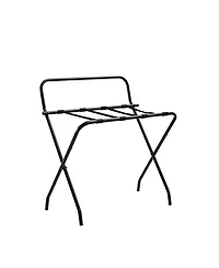 Kings Brand Furniture Folding Luggage Rack with Nylon Straps