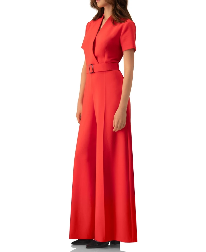 Ivonne Women's Wide-Leg Belted Jumpsuit