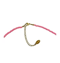 Zomi Gems Girls Happy Pink Bead Necklace
