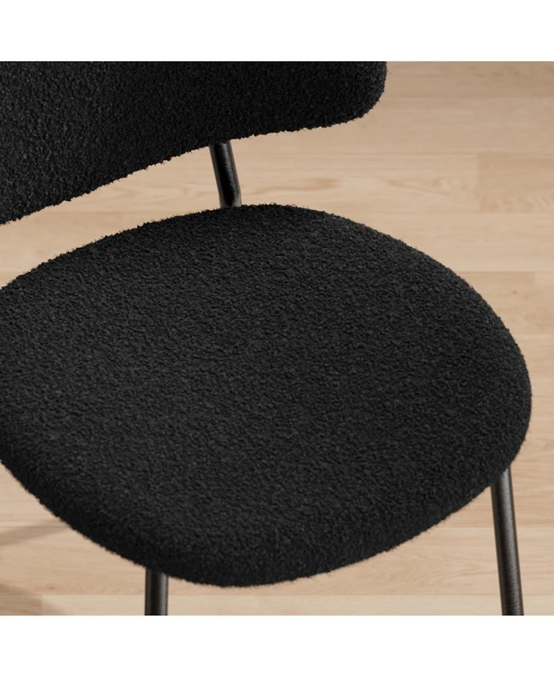 Streamdale Furniture Boucle Dining Chairs