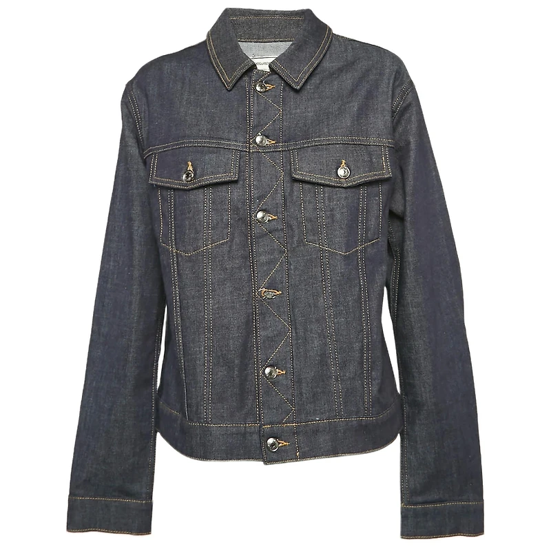 Pre-Owned Zadig & Voltaire Women's Pre-Owned Zadig and Voltaire Blue Denim Button Front Jacket
