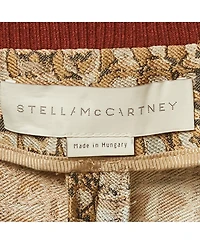 Pre-Owned Stella Mccartney Women's Beige Jacquard And Cotton Zip-Up Jacket