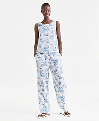 Charter Club Women's 100% Linen Sleeveless Top, Macy's Exclusive