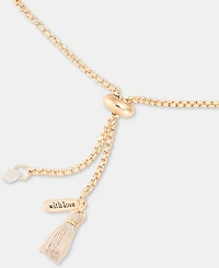 lonna & lilly Three-Row Stone Bead Slider Bracelet