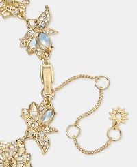 Marchesa Crystal Flower Statement Necklace, 16-1/2" + 3" extender