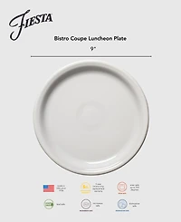 Fiesta Lavender Bistro Coupe Luncheon Plate, 9"