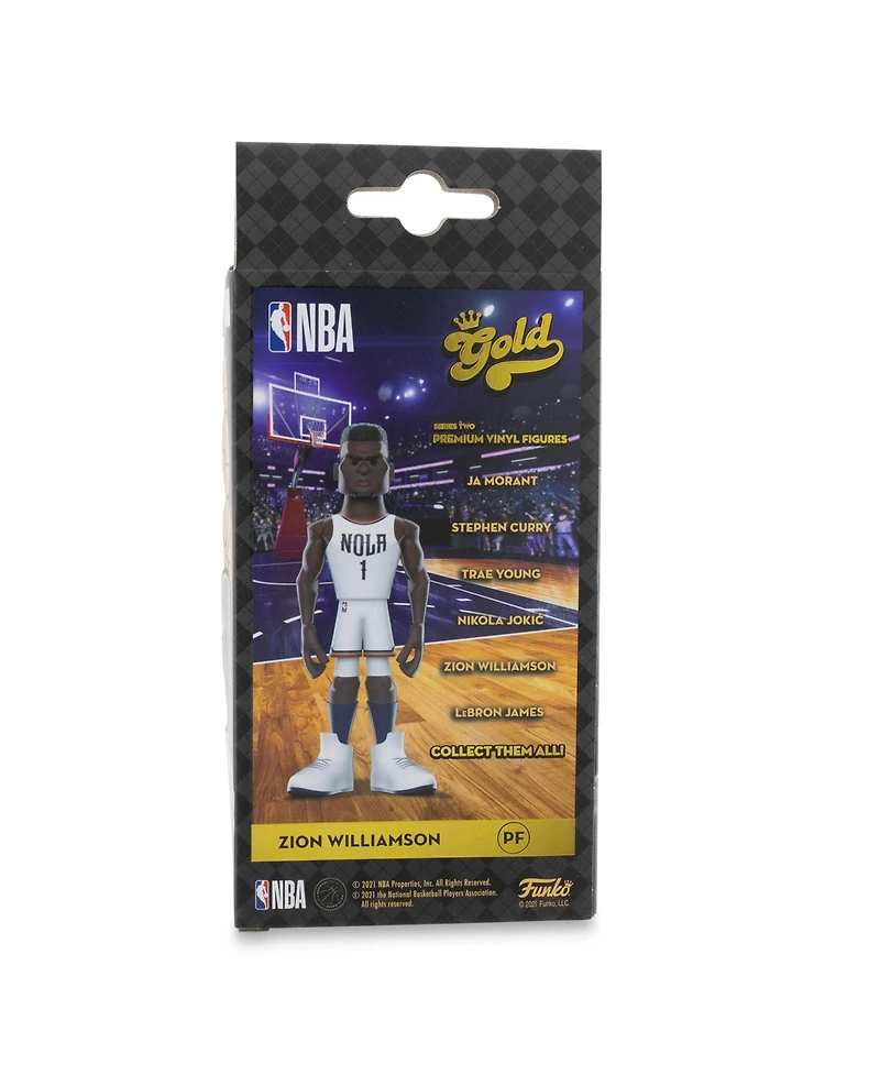 Funko New Orleans Pelicans Nba Funko Gold 5 Inch Vinyl Figure | Zion Williamson Chase