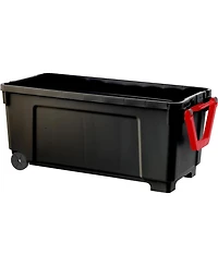 Iris Usa, -Gallon, Lockable Storage Trunk Box, Plastic, Black/Gray
