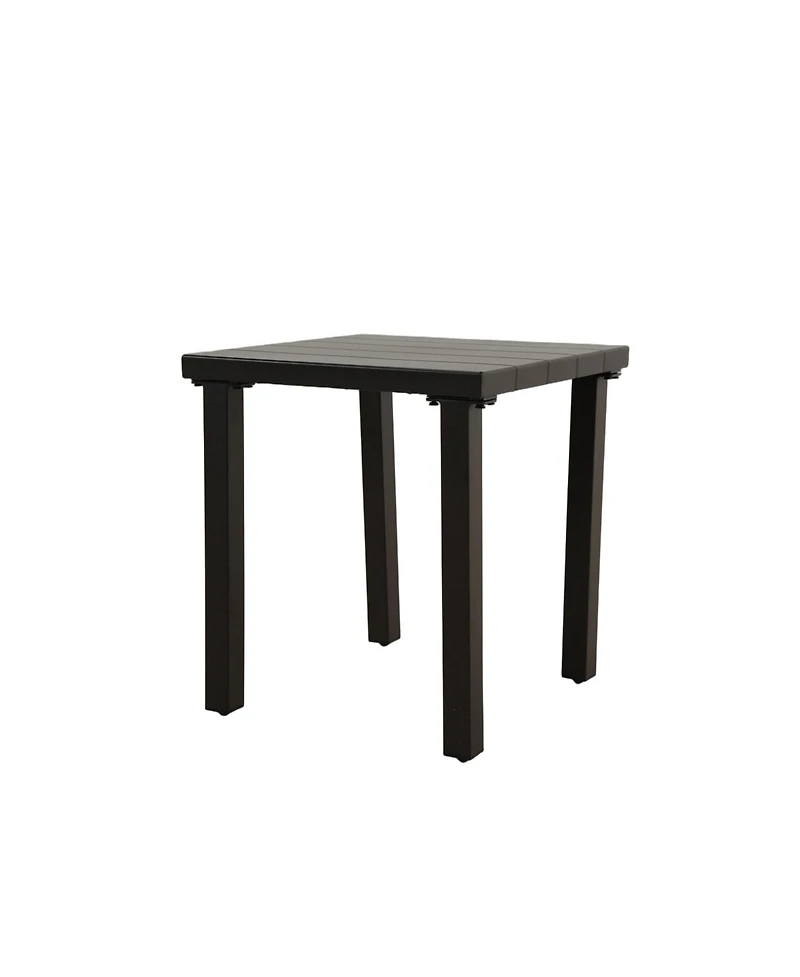 Boyel Living Rattan-Woven Powder-Coated Detachable 3-Piece Chat Set