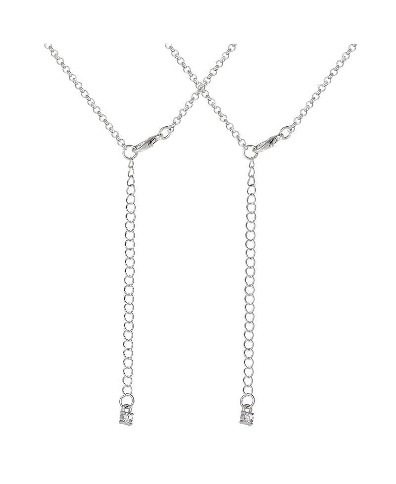 Peanuts Snoopy Woodstock Bff 2 Piece Necklace Set 16" Officially Licensed