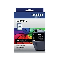Brother LC401XLBKS 500 Page-Yield High-Yield Ink - Black