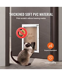 Cozito Replacement Flap for Pet Door, 8.25" x 12.25", Thick Pvc with Magnetic Strip, Weatherproof