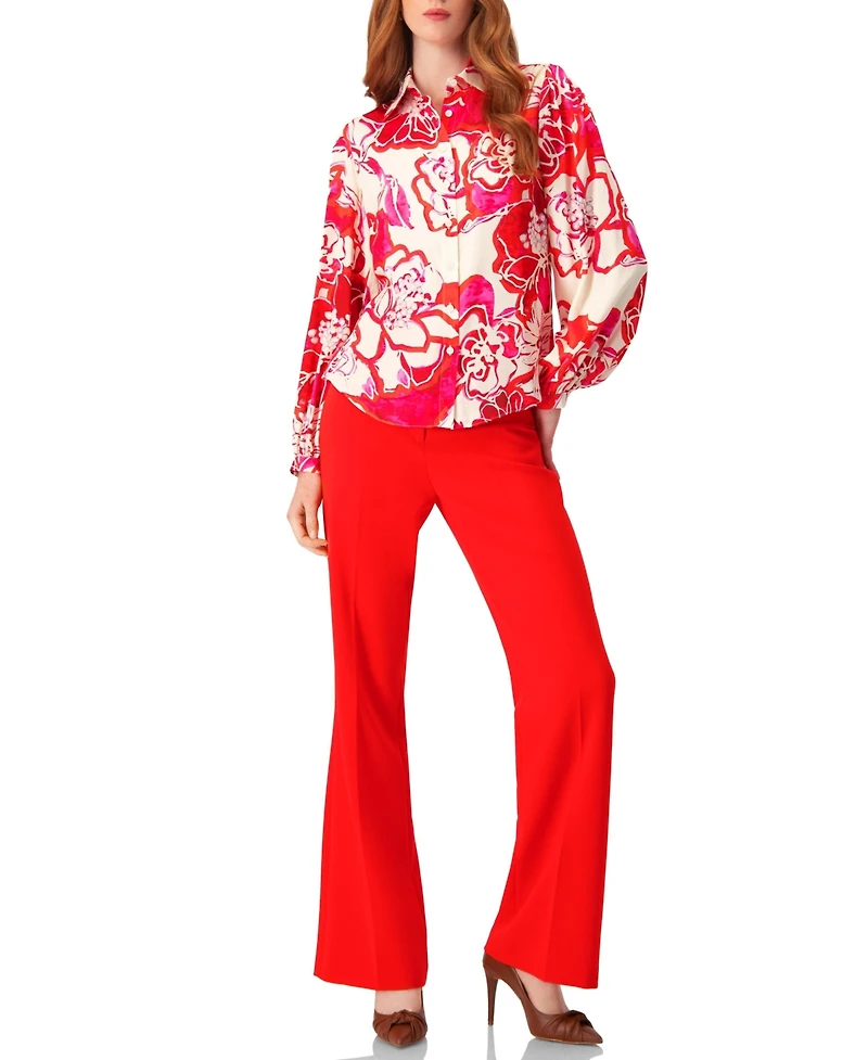 Ivonne Women's Tailored Straight-Leg Pants