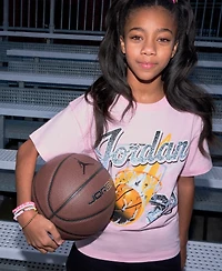 Jordan Girls 7-16 She's On Fire Short-Sleeve T-Shirt