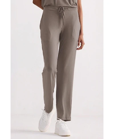 Reistor Women's Wide Leg Pant Earth Grey