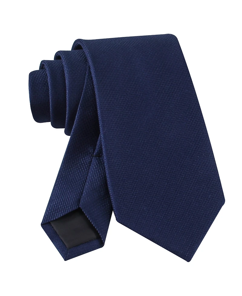 Calvin Klein Men's Solid Silk Classic Tie