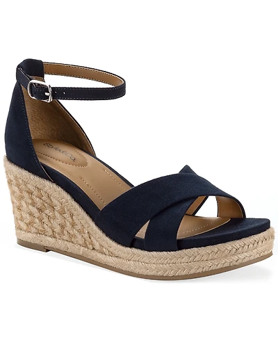 Style & Co. Women's Theaa X-Band Wedge Espadrilles Sandals, Macy's Exclusive