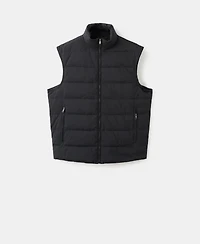 Mango Men's Down And Feather Filling Quilted Vest