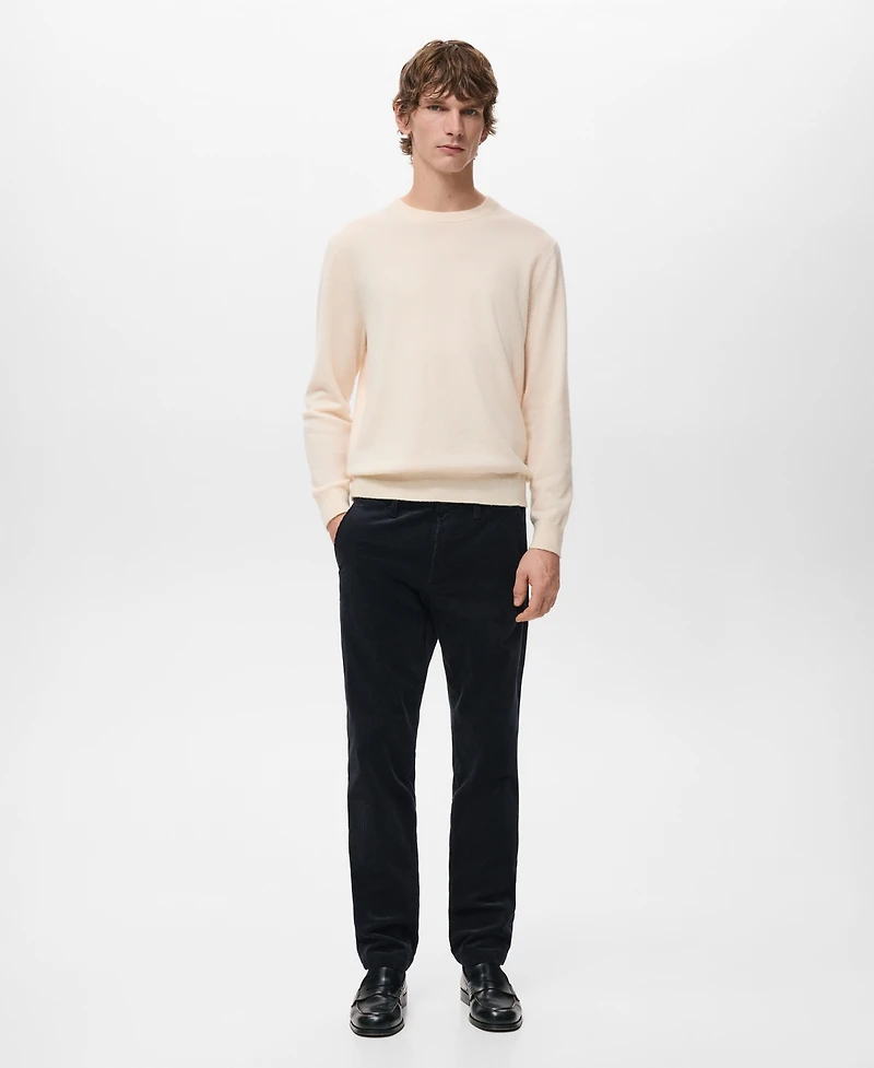 Mango Men's Corduroy Slim-Fit Pants