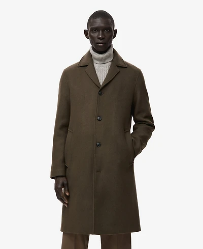Mango Men's Classic Wool Blend Coat