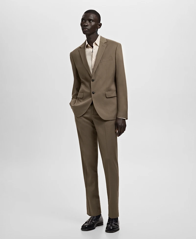 Mango Men's Stretch Fabric Super Slim-Fit Suit Jacket