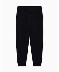 A|X Armani Exchange Men's Fleece with Logo Patch Jogger Pants