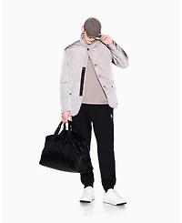 A|X Armani Exchange Men's Fleece Logo Patch Jogger Pants