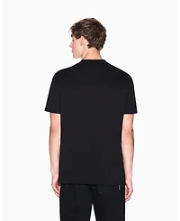 A|X Armani Exchange Men's Short Sleeve Jersey Satin Box T-Shirt