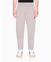 A|X Armani Exchange Men's Fleece with Logo Patch Jogger Pants