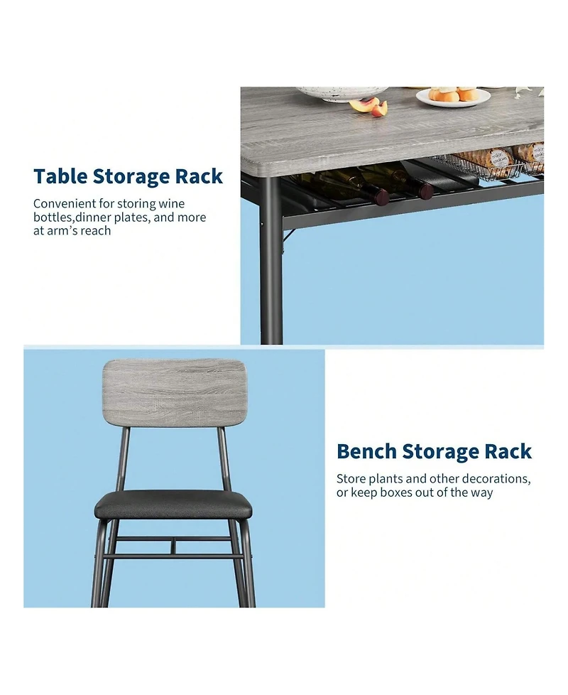 gaomon Kitchen Table Dining Table Set for Dining Room, Home Office