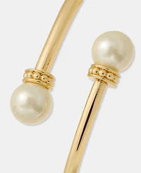Lauren Ralph Lauren Imitation Pearl Bypass Bangle Bracelet
