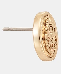 Lauren Ralph Lauren Gold-Tone Glass Pearl, Coin And Hoop Earrings, 3-Piece Set