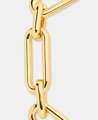 Lauren Ralph Lauren Gold-Tone Large Link Flex Bracelet