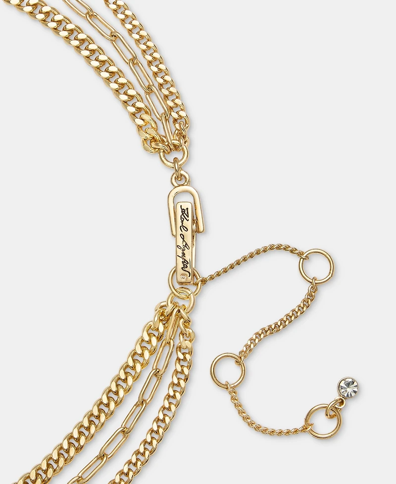 Karl Lagerfeld Paris Stone Multi-Row Necklace