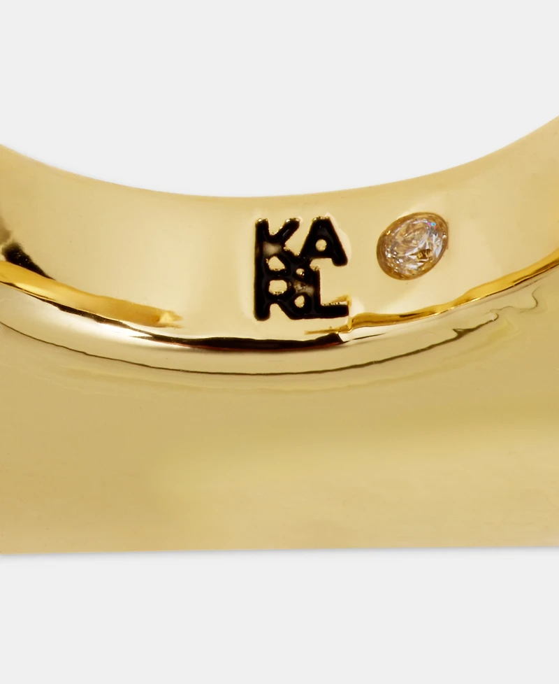 Karl Lagerfeld Paris Square Hoop Earrings